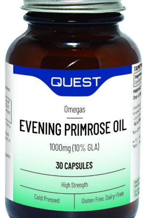 Quest Evening Primrose Oil Caps 1000mg + Vit E  30's